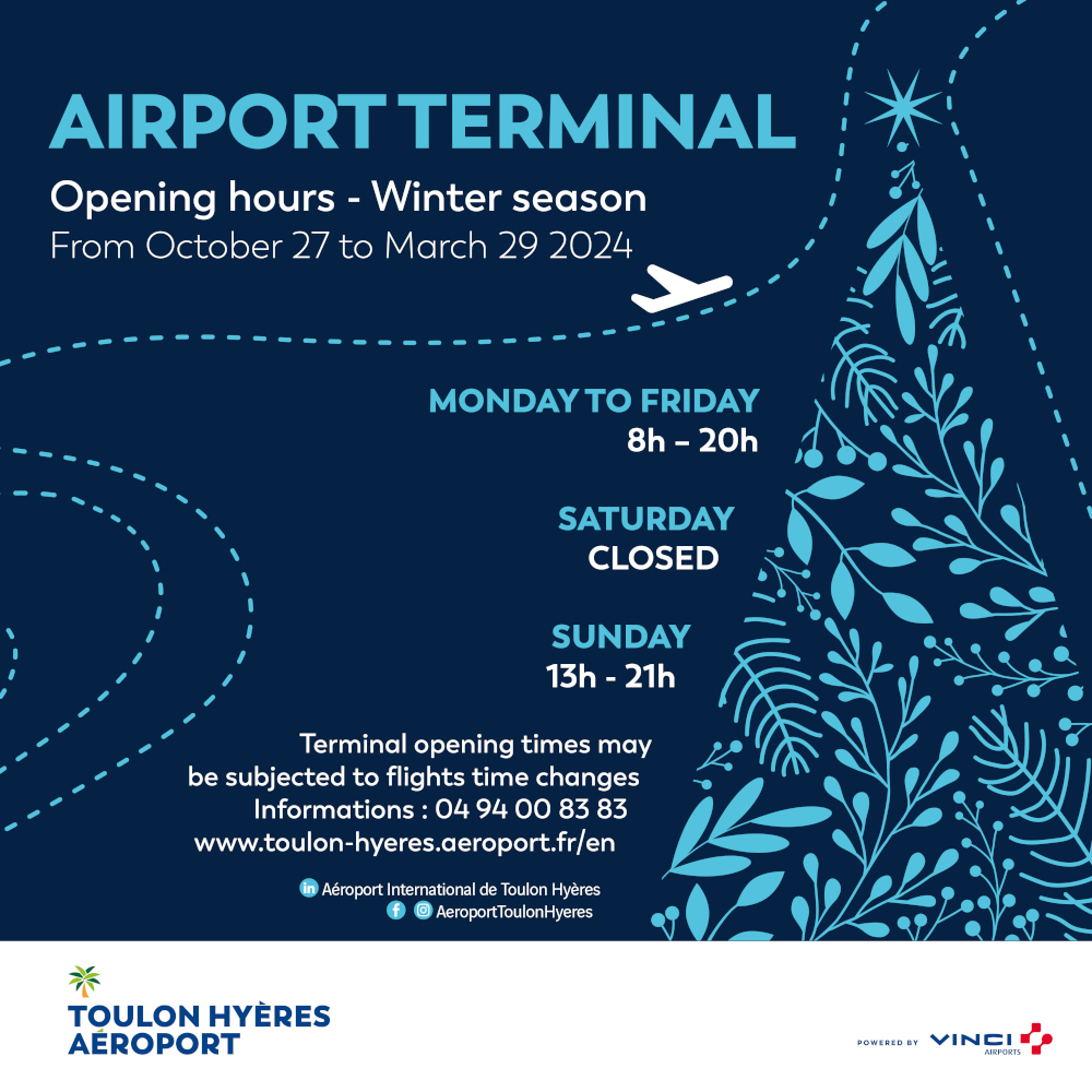 Airport opening hours