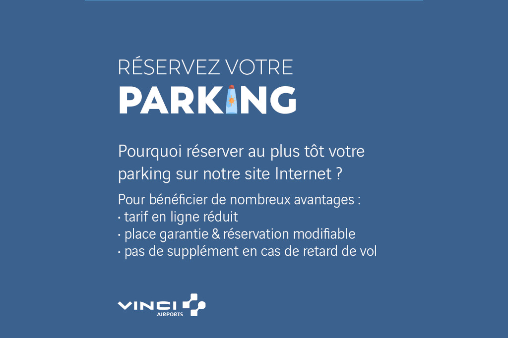 Réservez votre parking